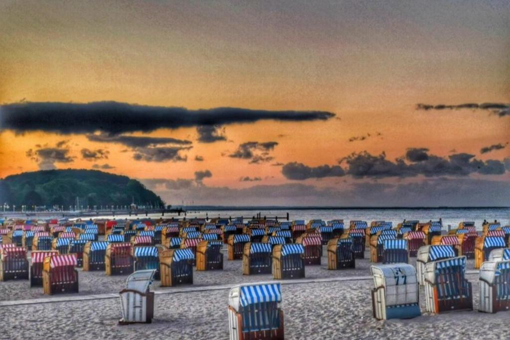 Obj 84 Meerblick Fewo Fuer 2 Bis 3 Personen Strandnah, Wlan لوبيك المظهر الخارجي الصورة